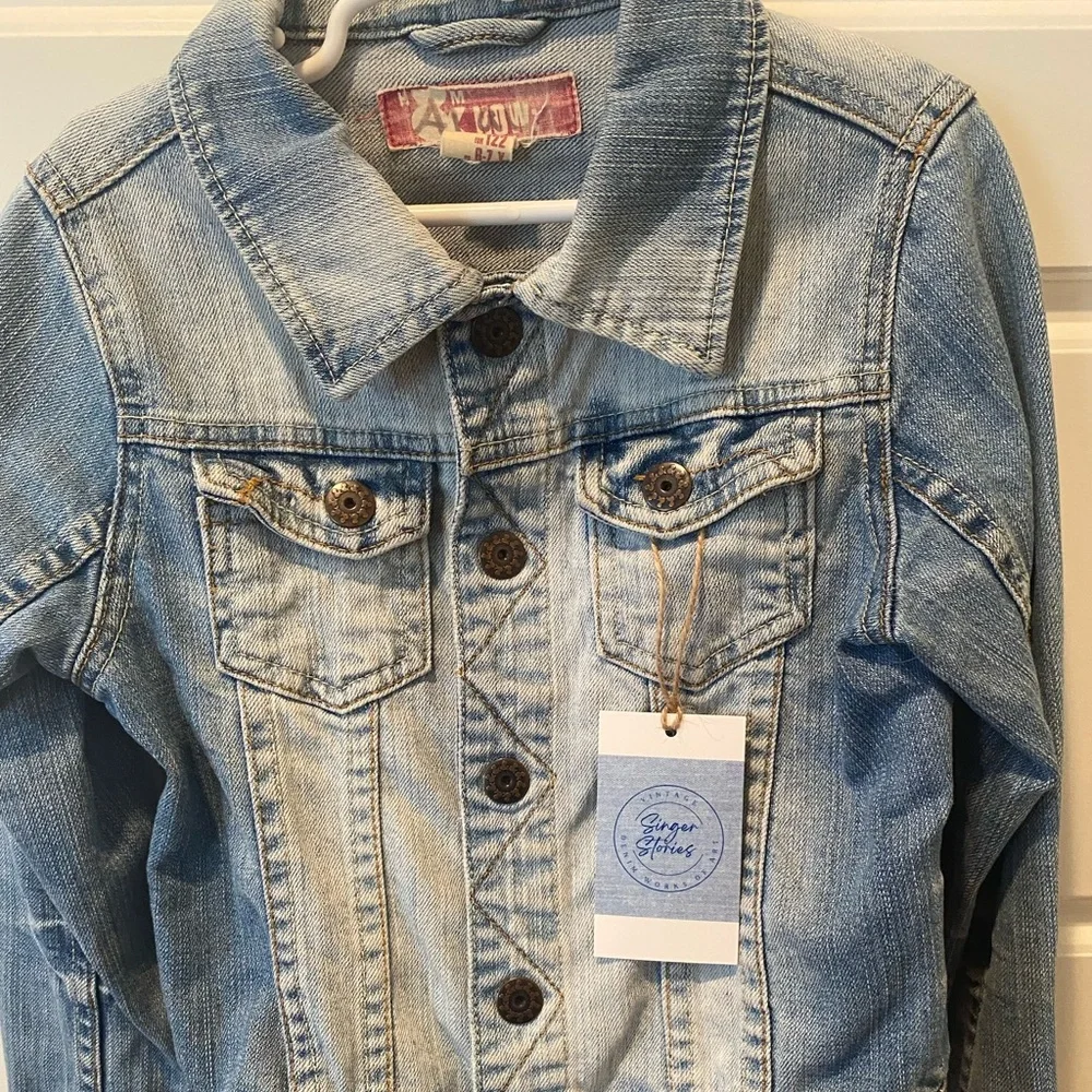 One-of-a-Kind Upcycled Denim Jacket Vincent Van Gogh